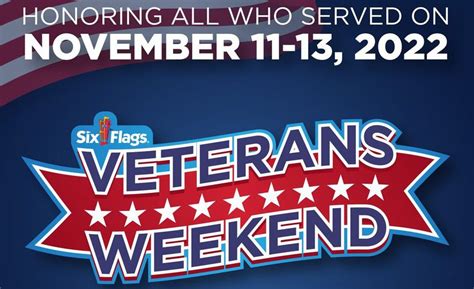 Six flags magic mointain veterans day